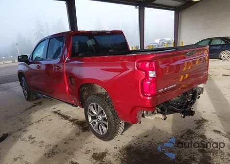 2021 Chevrolet Silverado 1500 4Wd Short Bed Rst из США, поврежденный, VIN 3GCUYEED1MG473295